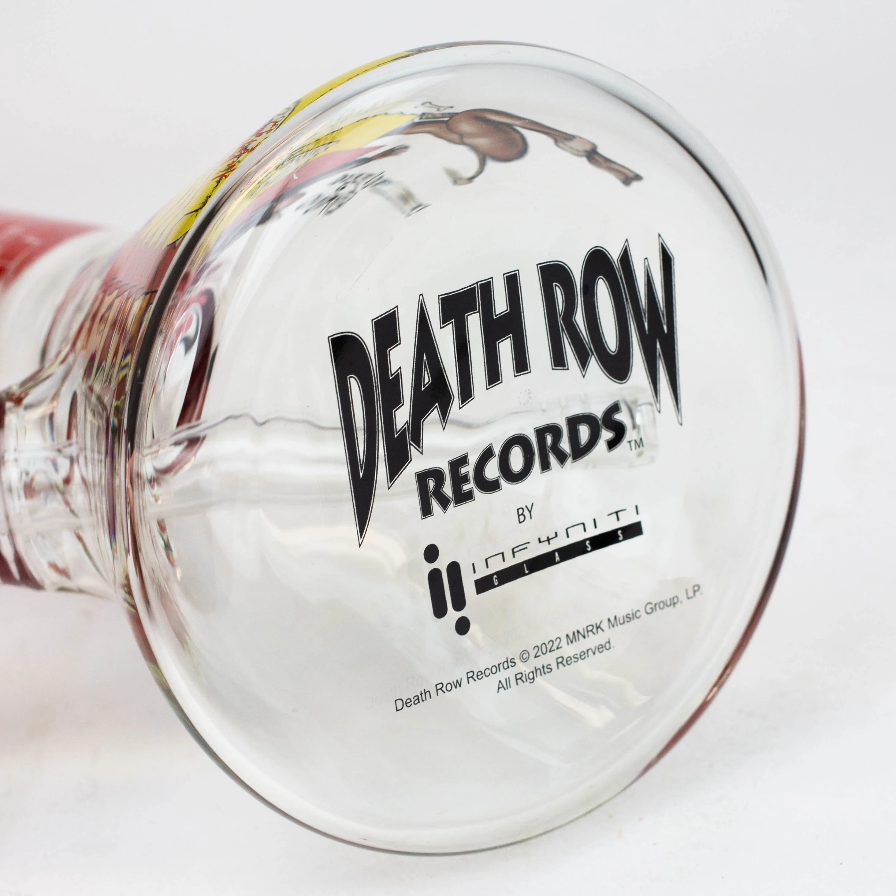 15.5" DEATH ROW 7 mm Glass Water Bong