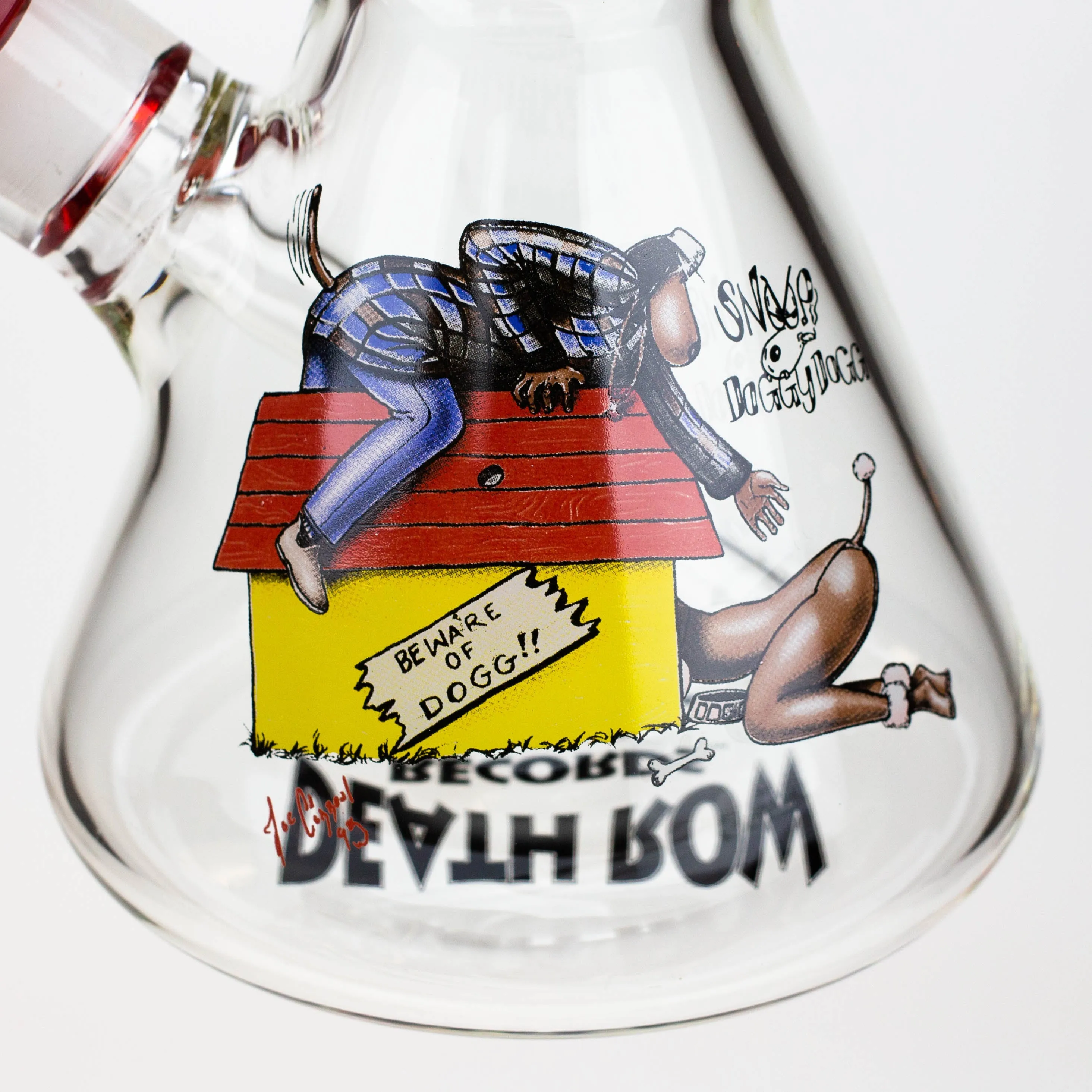 15.5" DEATH ROW 7 mm Glass Water Bong