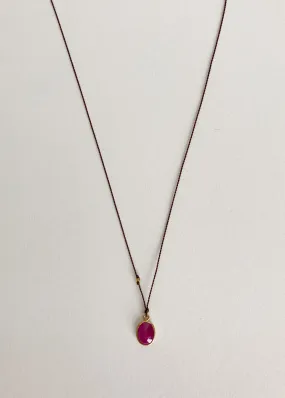 18kt Ruby Necklace