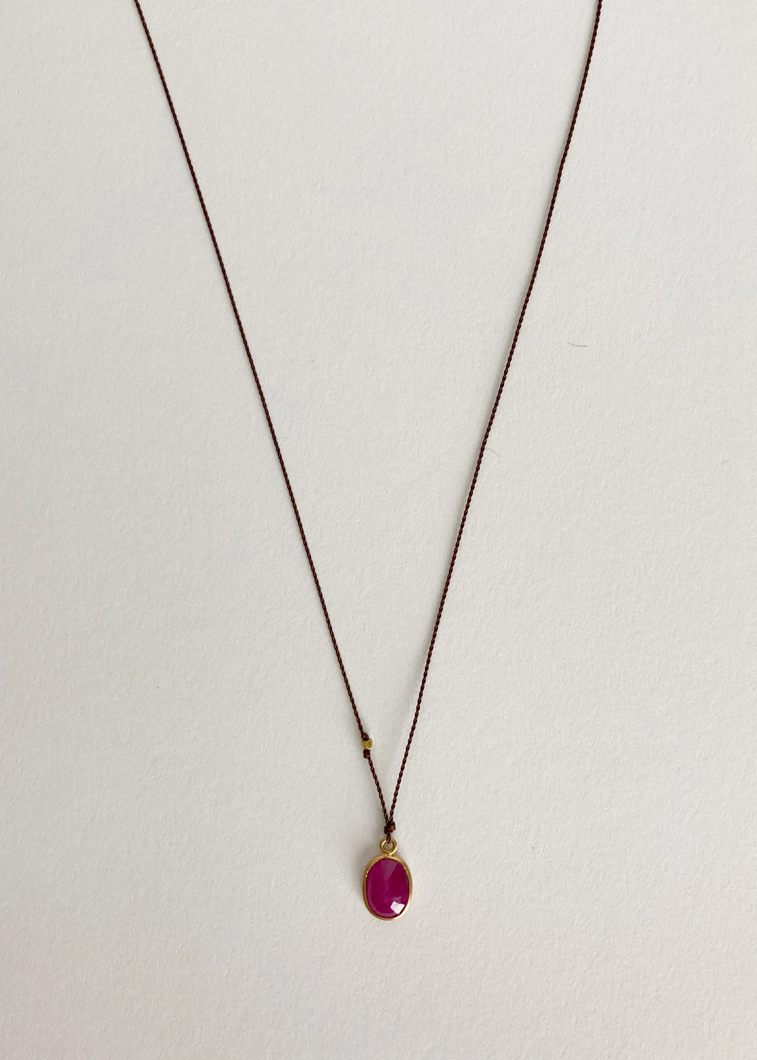 18kt Ruby Necklace