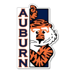 3 inch Auburn Vertical Tiger Decal