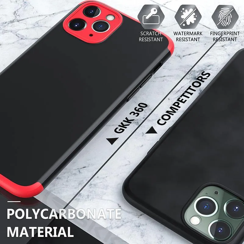 360 Ultra Slim 3 in 1 Case for iPhone 11/ 12/ 12 Pro