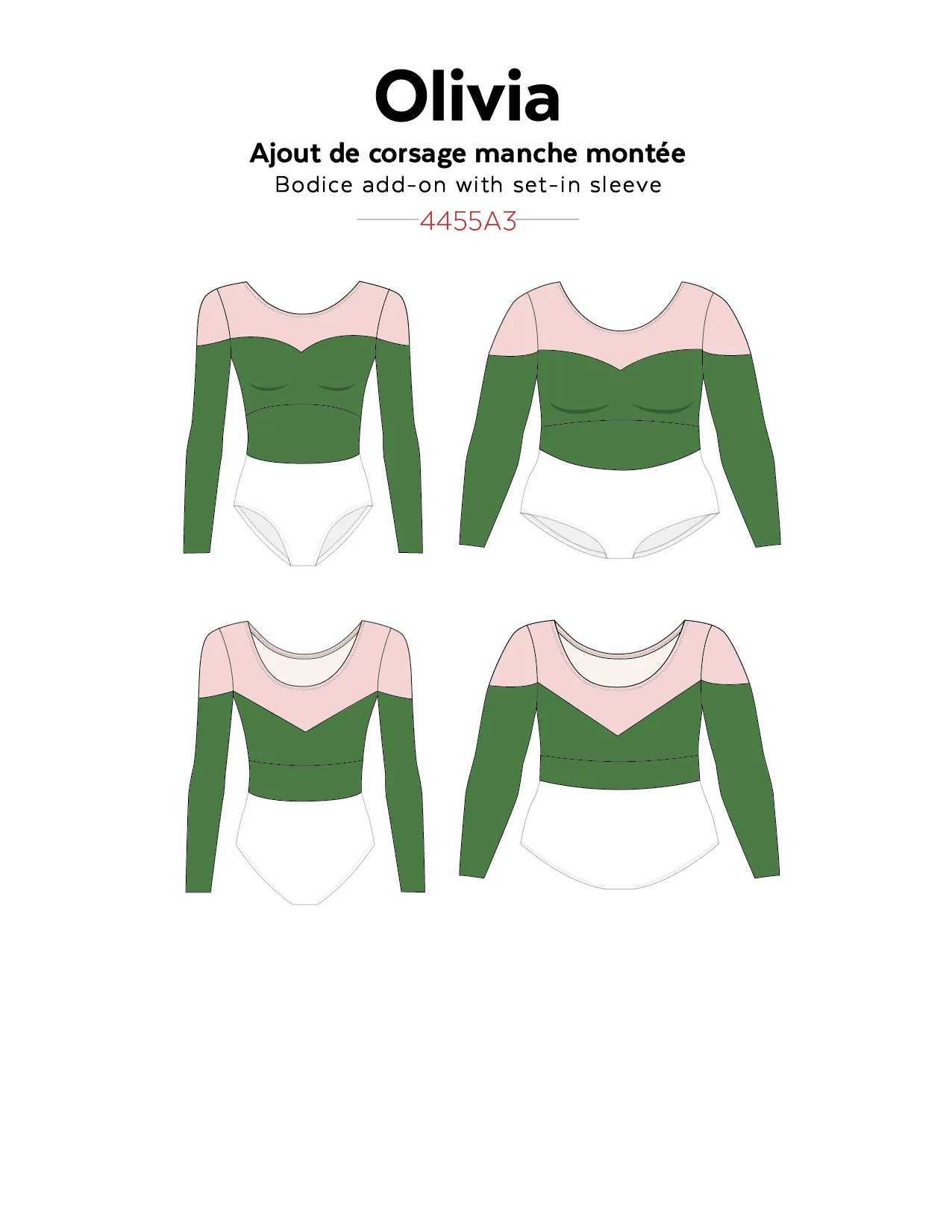 4455aB // Olivia bodice variations (add-ons)