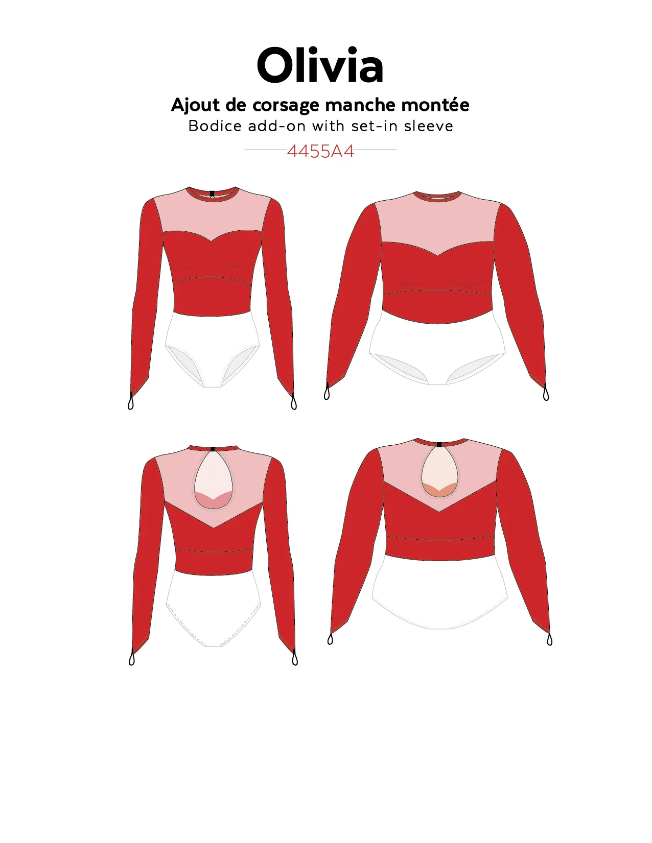 4455aB // Olivia bodice variations (add-ons)