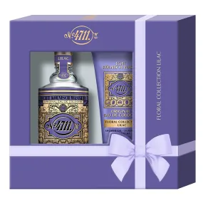 4711 Lilac by Maurer & Wirtz 100ml EDC 2 Piece Gift Set