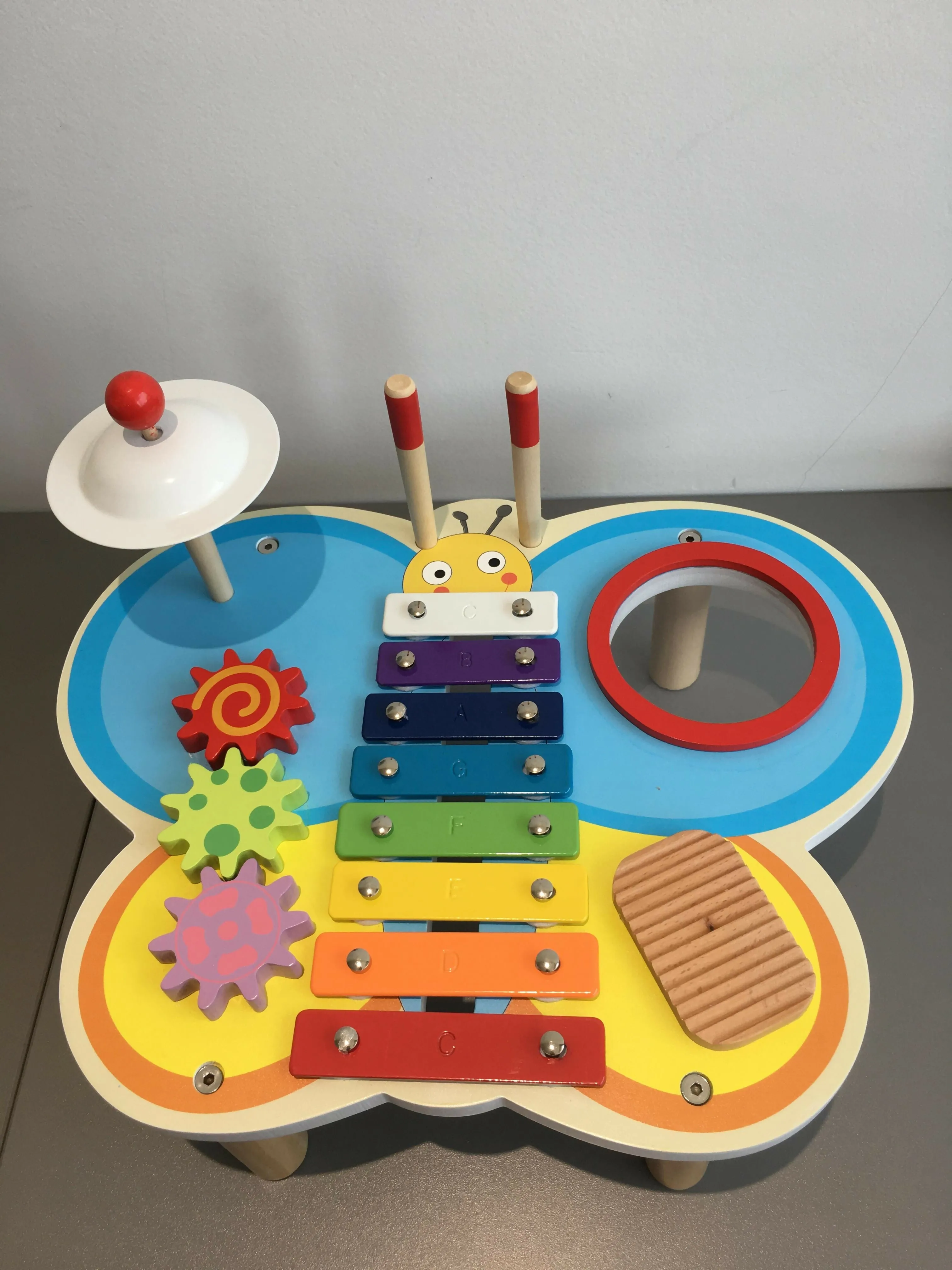 5 In 1 Wooden Music Center/ Table | Xylophone Instrument Toy