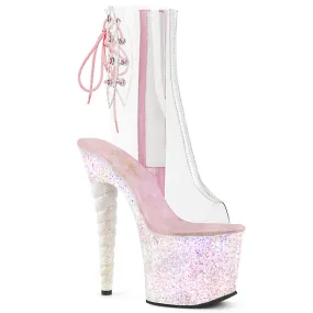 7" Glitter Unicorn Platform Ankle Boot (UNICORN-1018C)