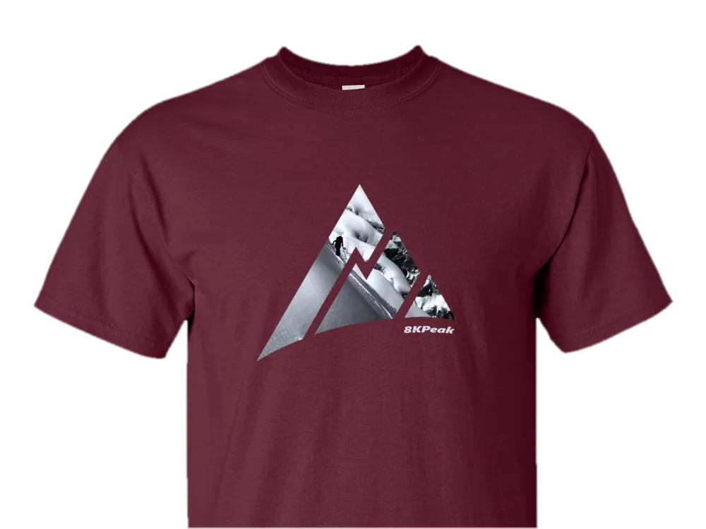 8KPeak Logo Manaslu Skier T-Shirt