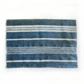 Aden Bathmat - Navy / Natural