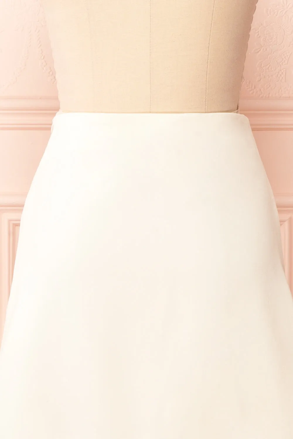 Adriana | High-Waisted Skirt w/ Scalloped Hem