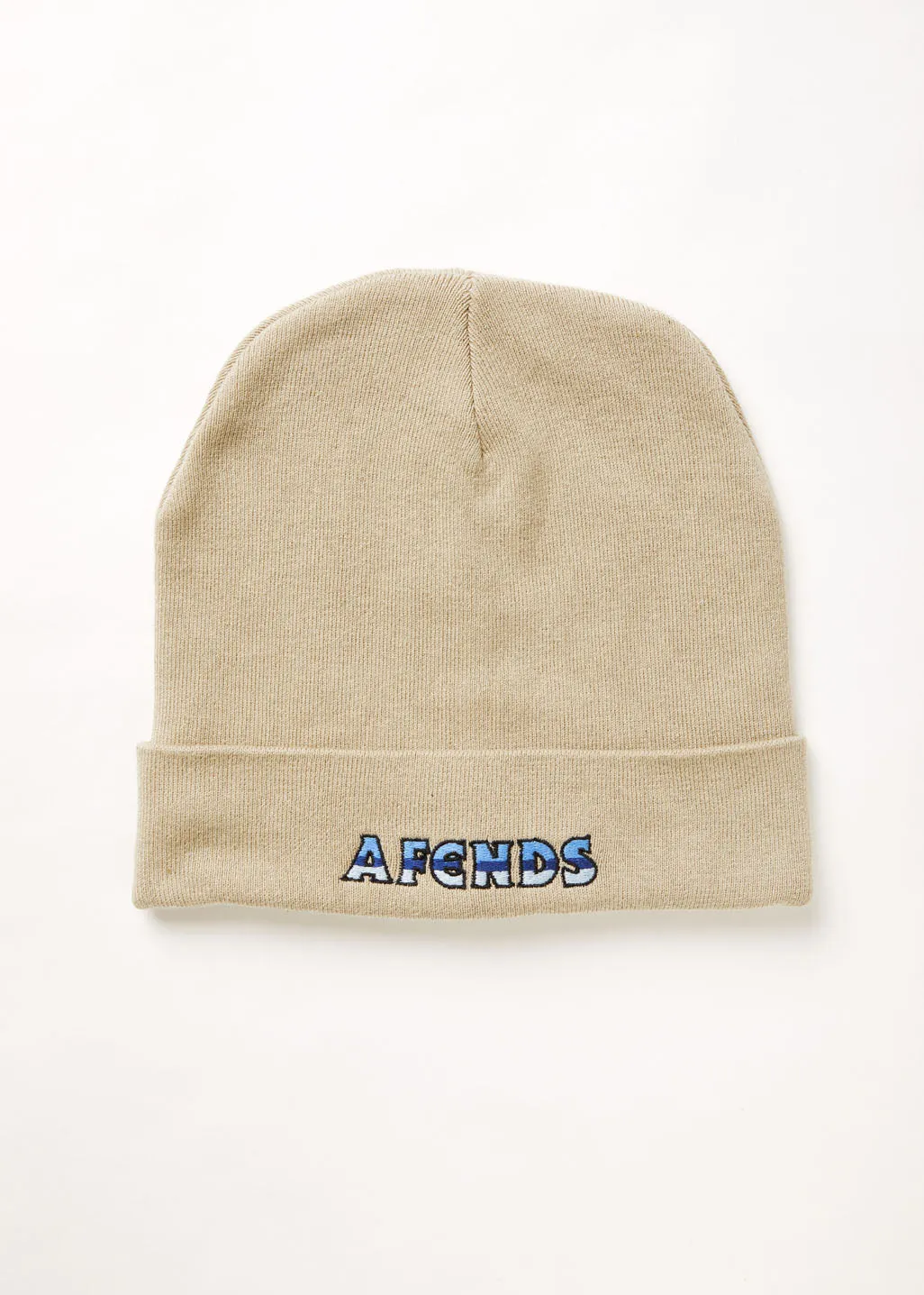 AFENDS Unisex Chromed - Knit Beanie - Cement