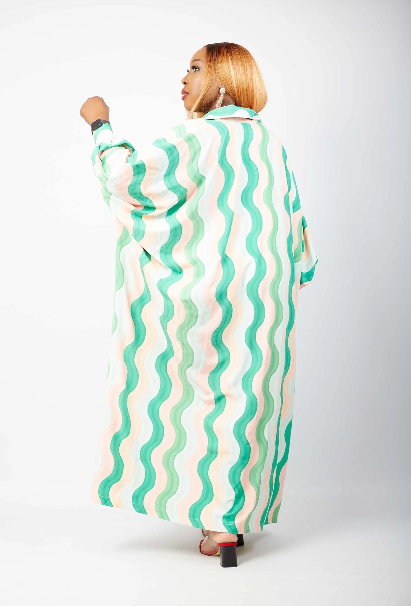 African Inspired Kaftan Boubou Bubu Maxi Dress - Joke