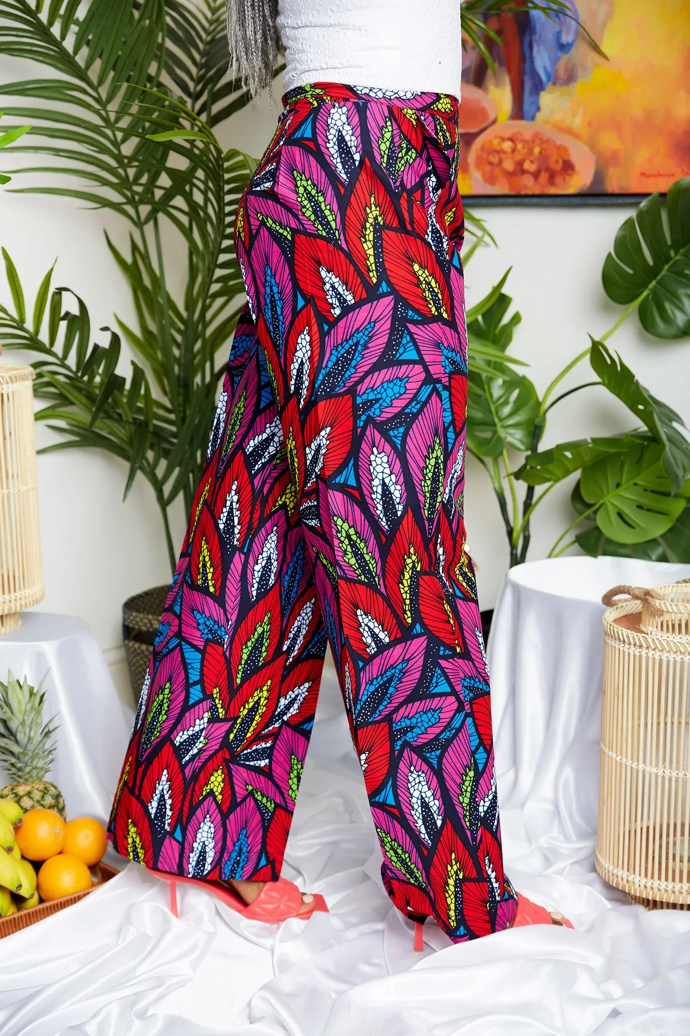 African Print Palazzo Trouser - Ugonna