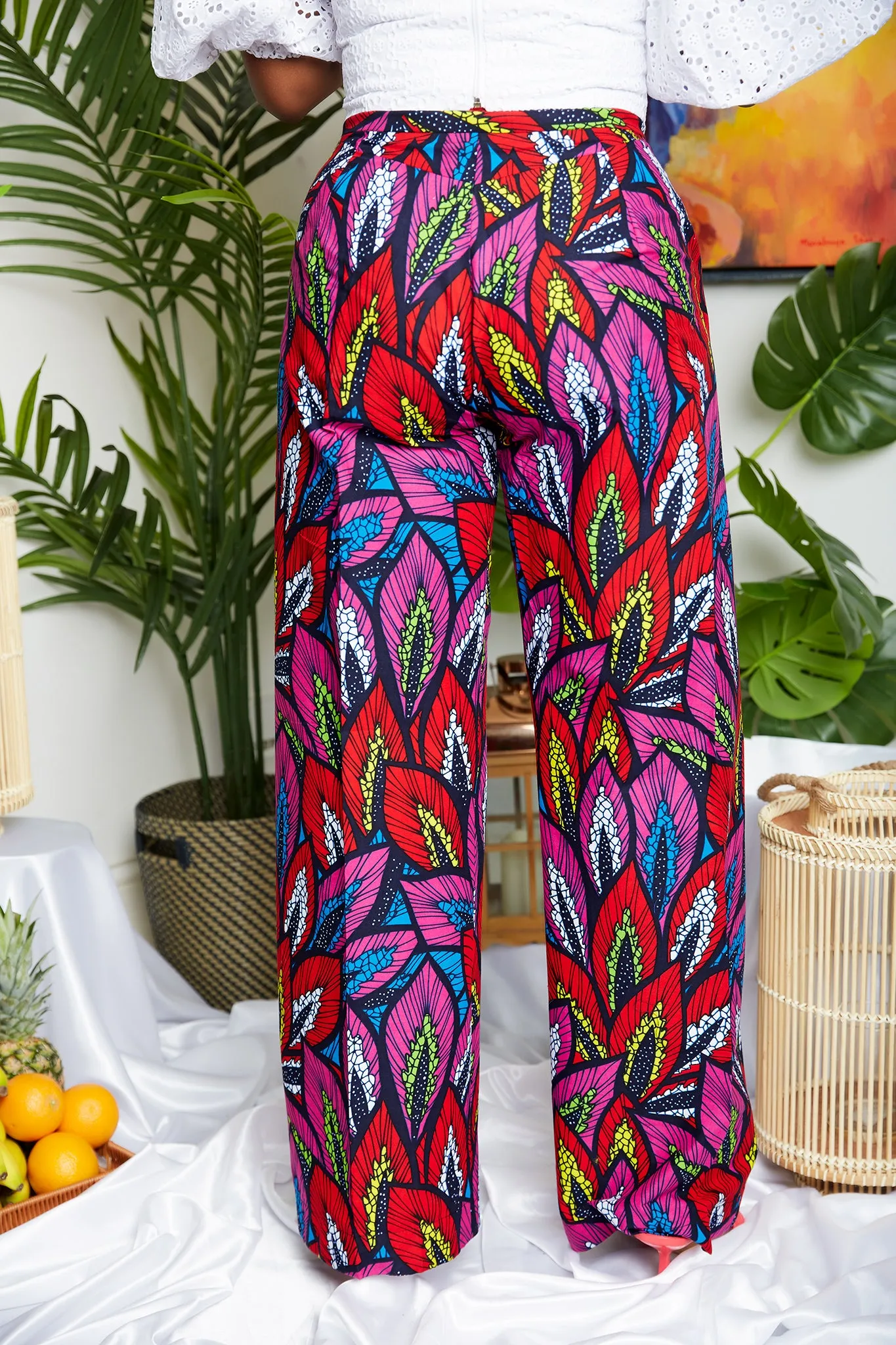 African Print Palazzo Trouser - Ugonna