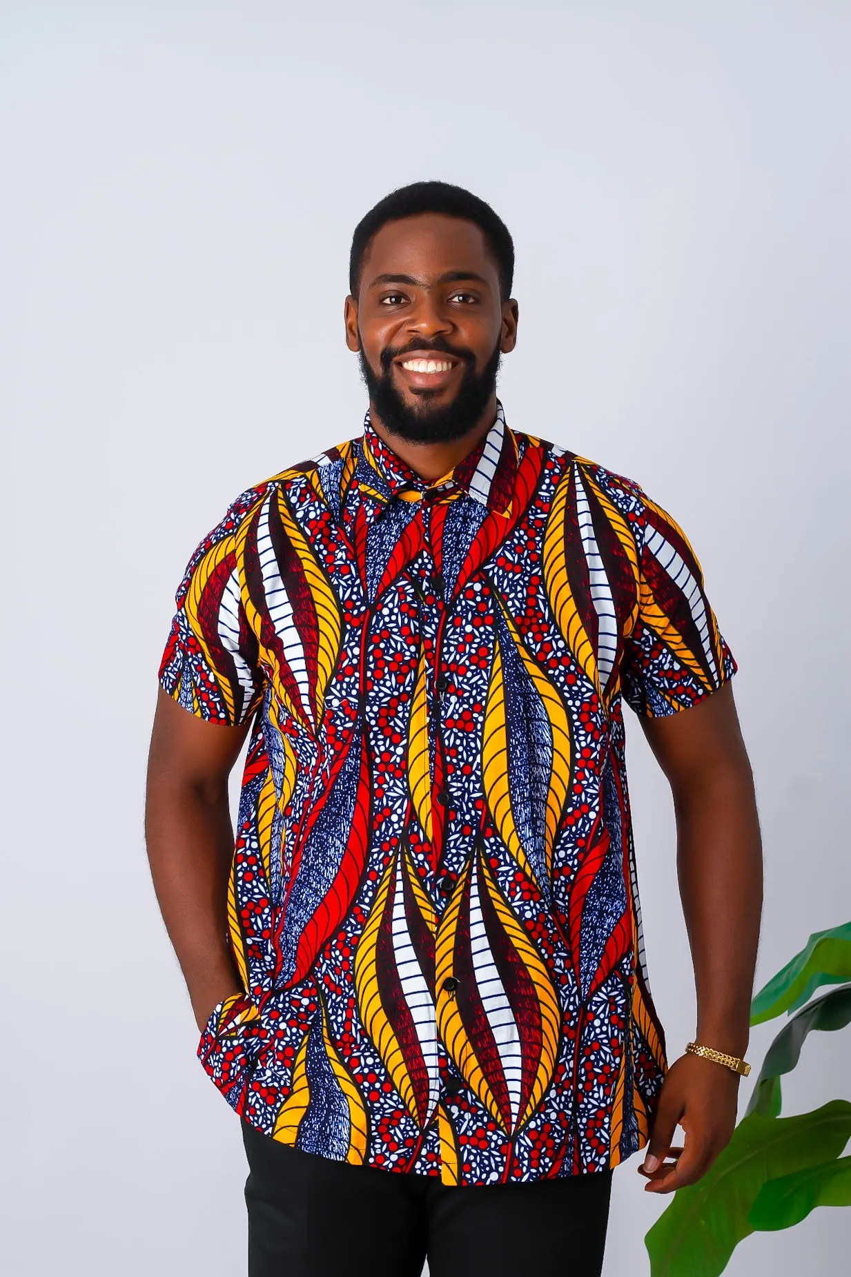 African Print Shirt for Men - Dele