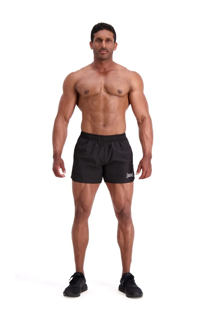 AG94 SQUAT-TECH (Black) 5″ Shorts