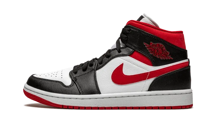 Air Jordan 1 Mid Gym Red Black White