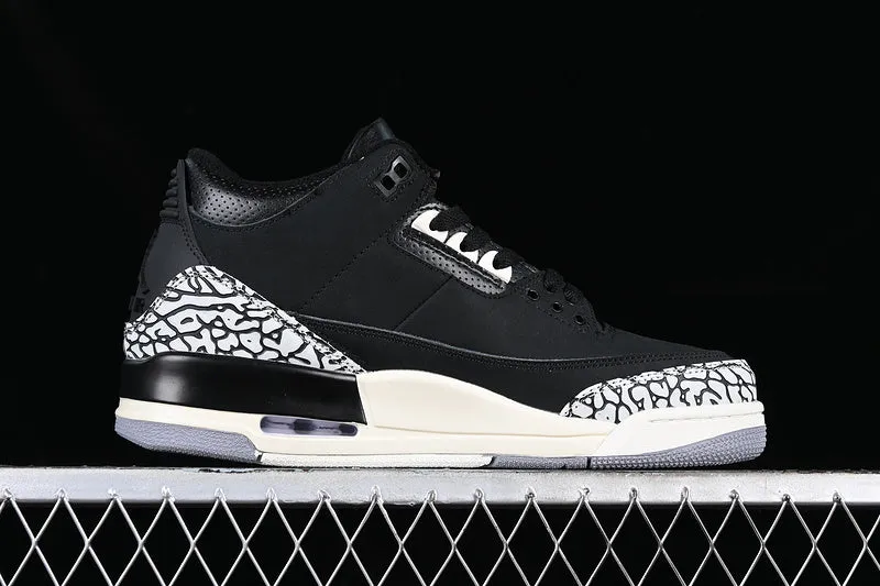 AIR JORDAN 3 RETRO OFF NOIR WHITE/BLACK/GREY