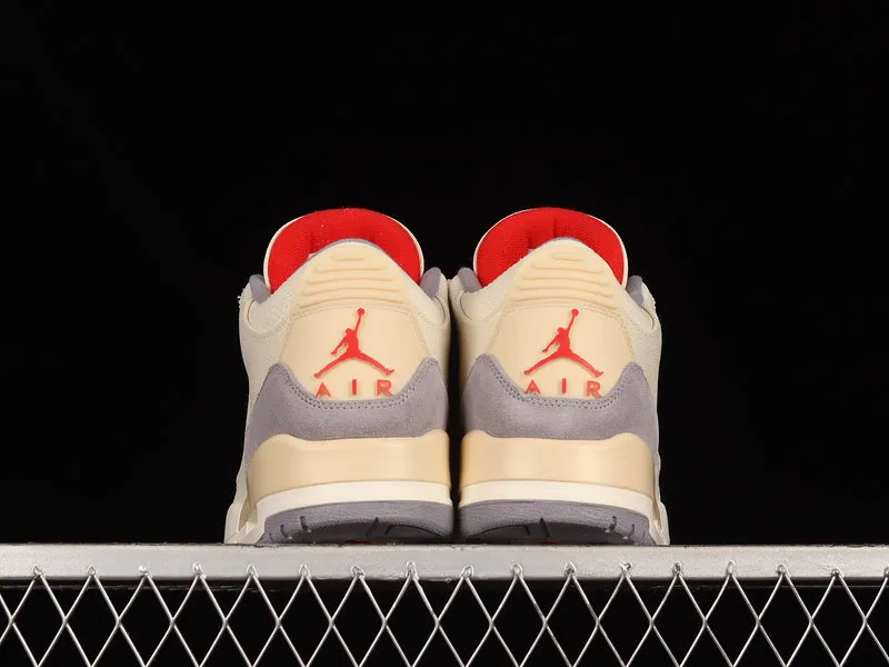 AIR JORDAN 3 RETRO SE MUSLIN/UNIVERSITY RED/CEMENT GREY/SAIL