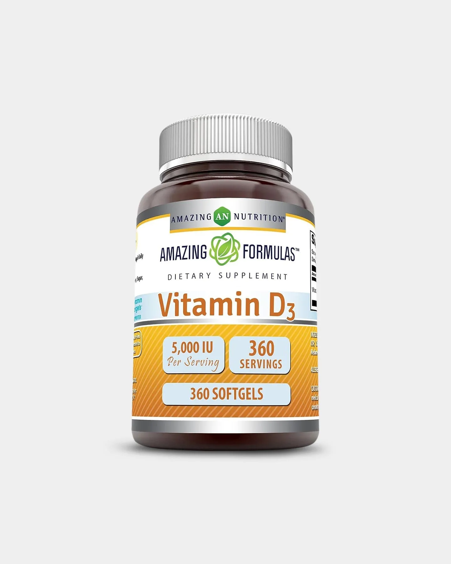 Amazing Nutrition Amazing Formulas Vitamin D3 5000 IU