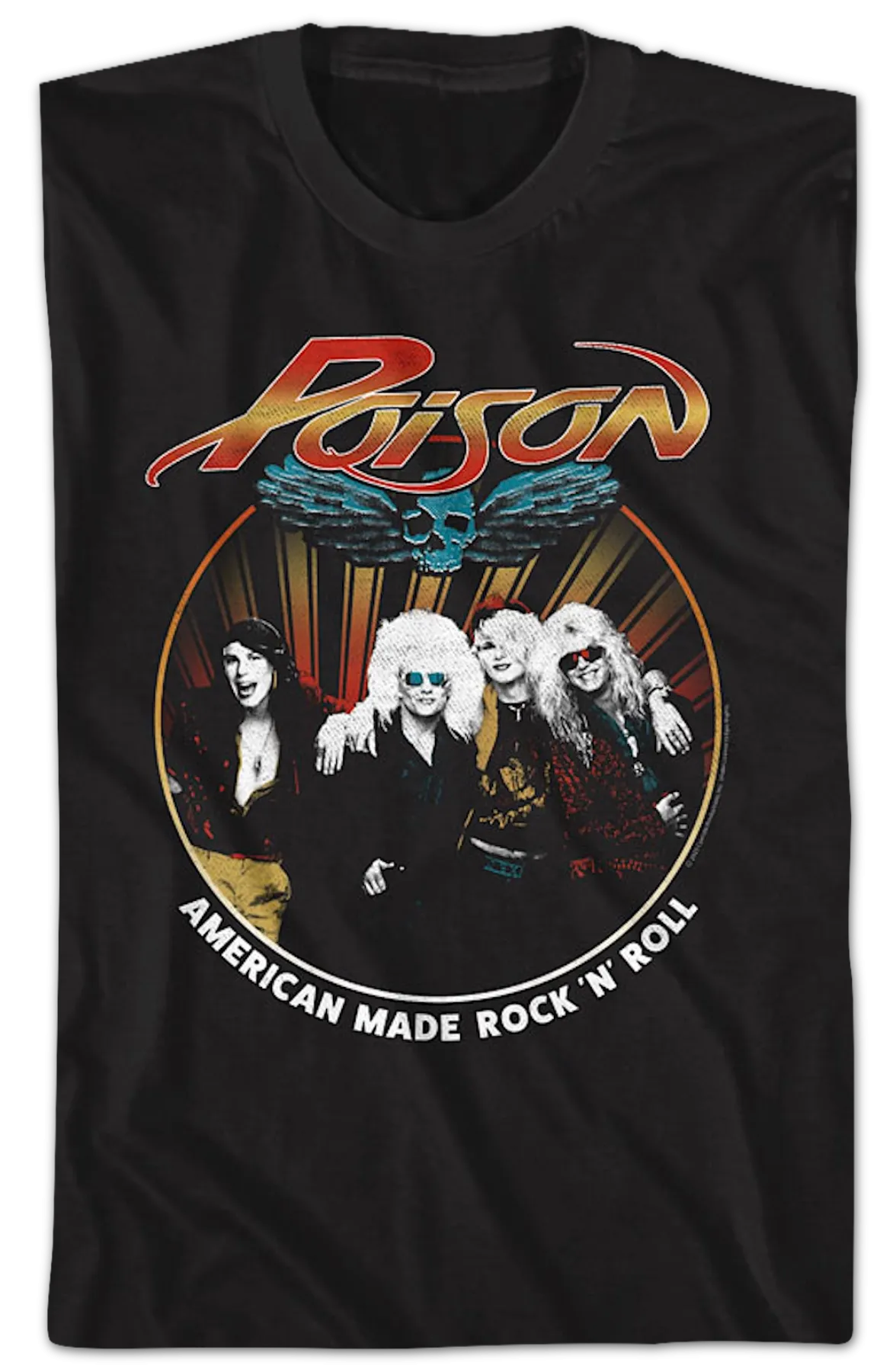 American Made Rock 'N' Roll Photo Poison T-Shirt