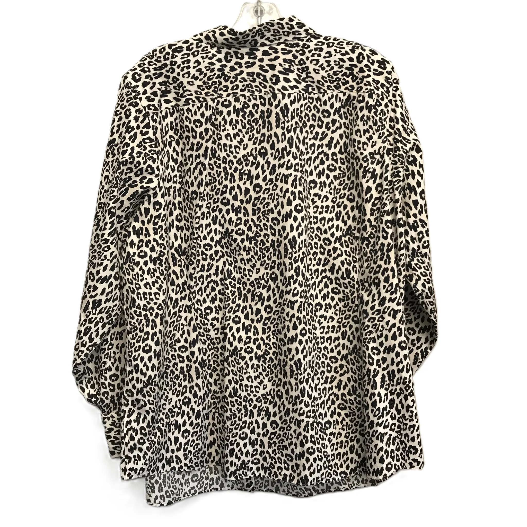 Animal Print Top Long Sleeve By Lands End, Size: 1x