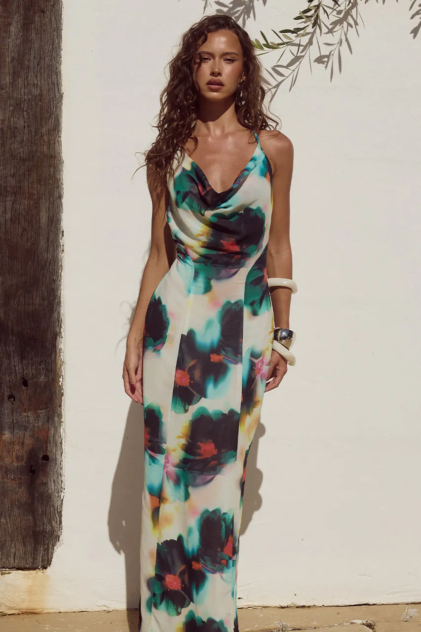 ANISSA MAXI DRESS - CAMILA PRINT