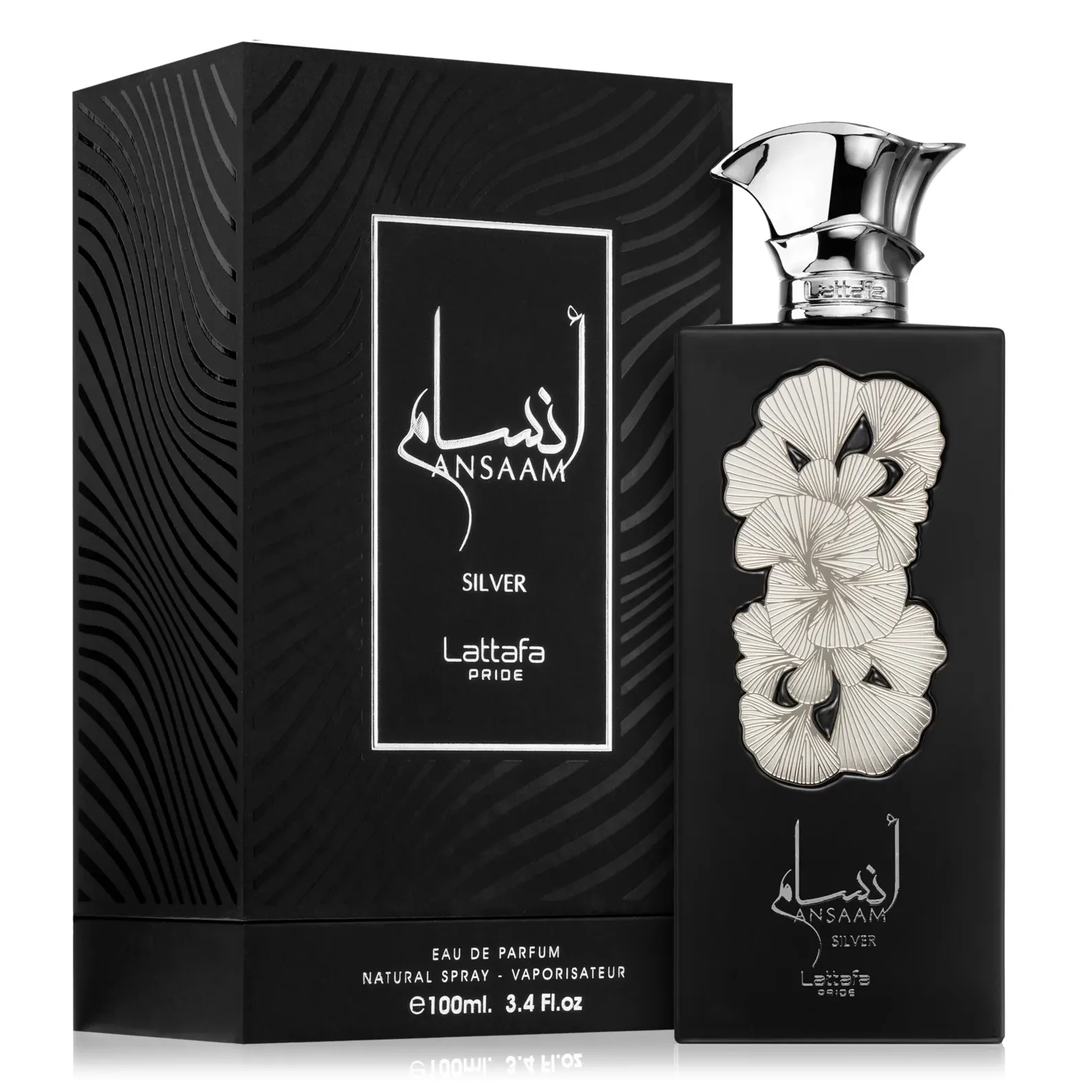 Ansaam Silver by Lattafa 100ml EDP