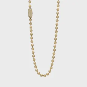 Ball Chain Necklace | 18K Yellow Gold - A