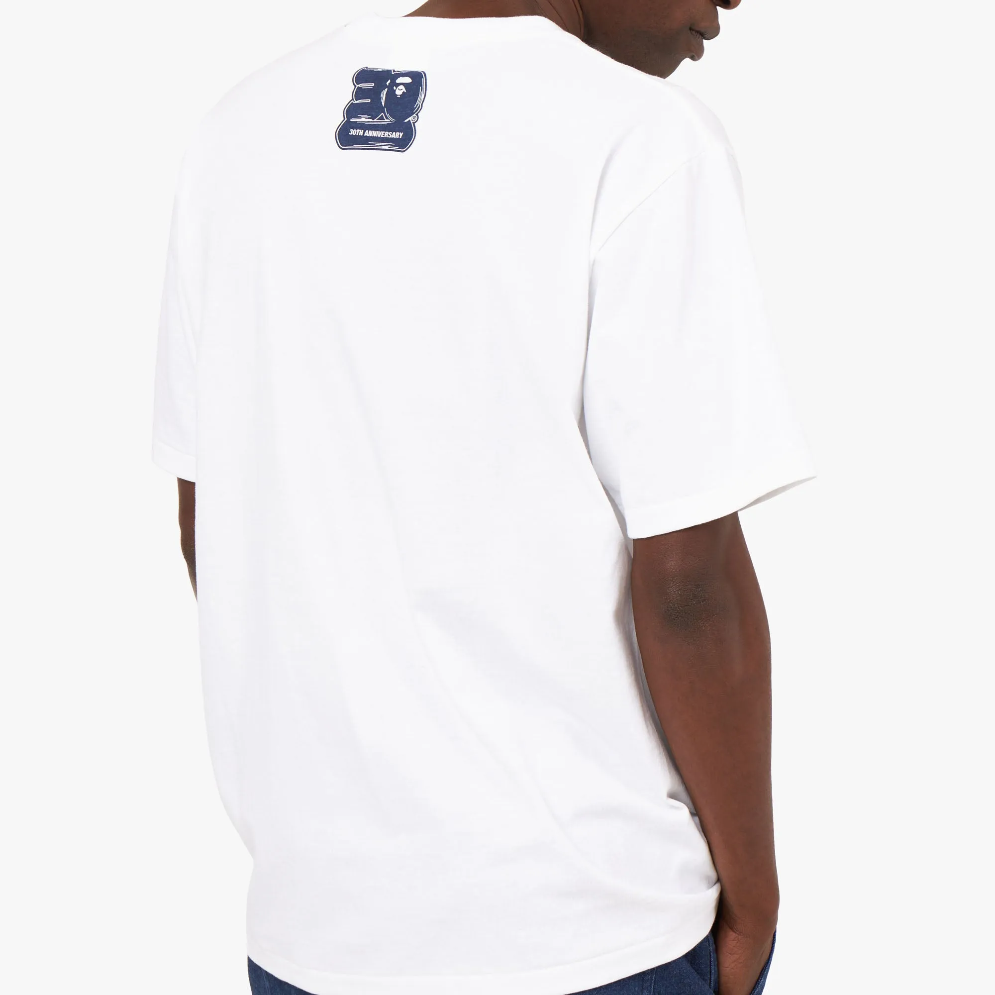 BAPE 30th Anniversary T-shirt White / Navy