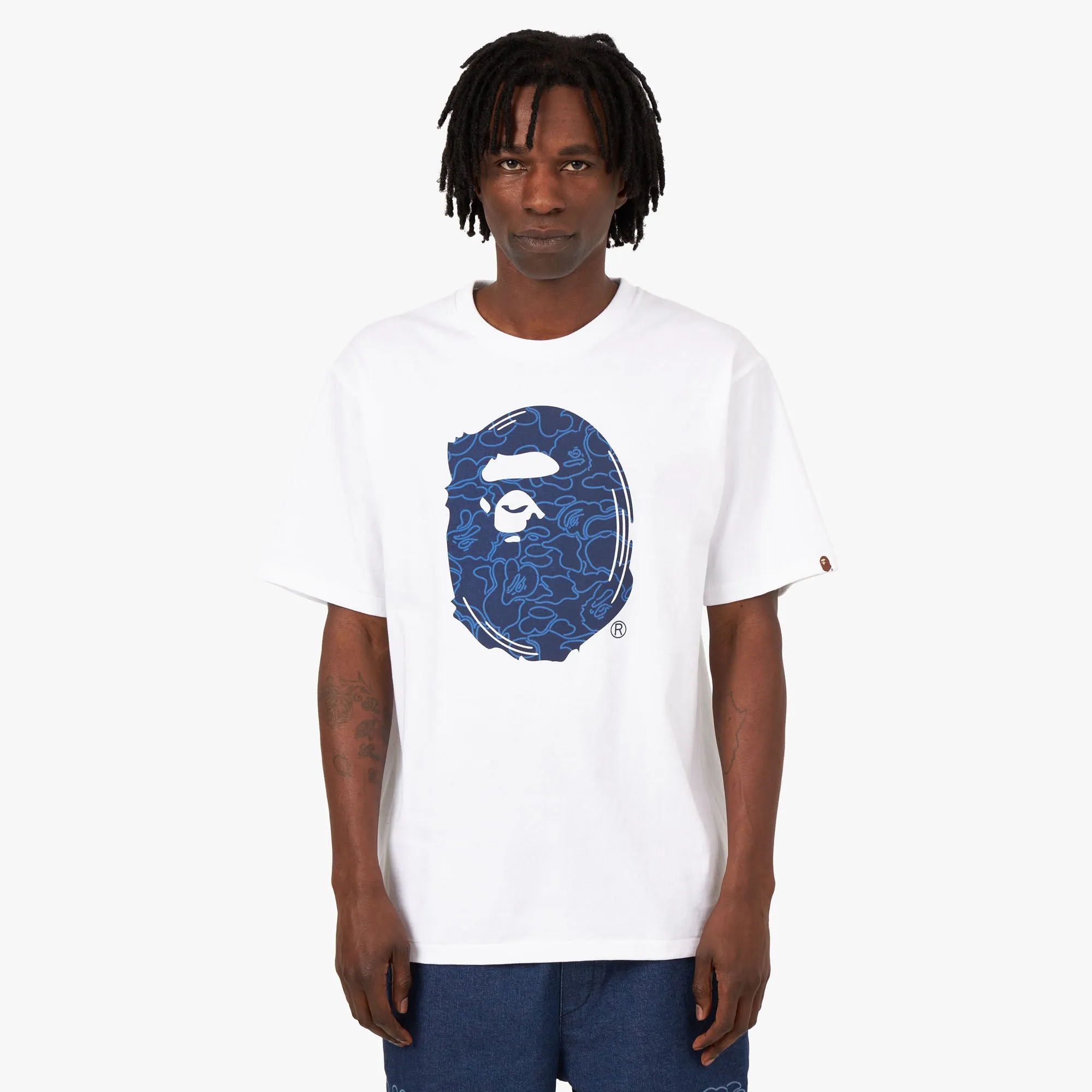 BAPE 30th Anniversary T-shirt White / Navy