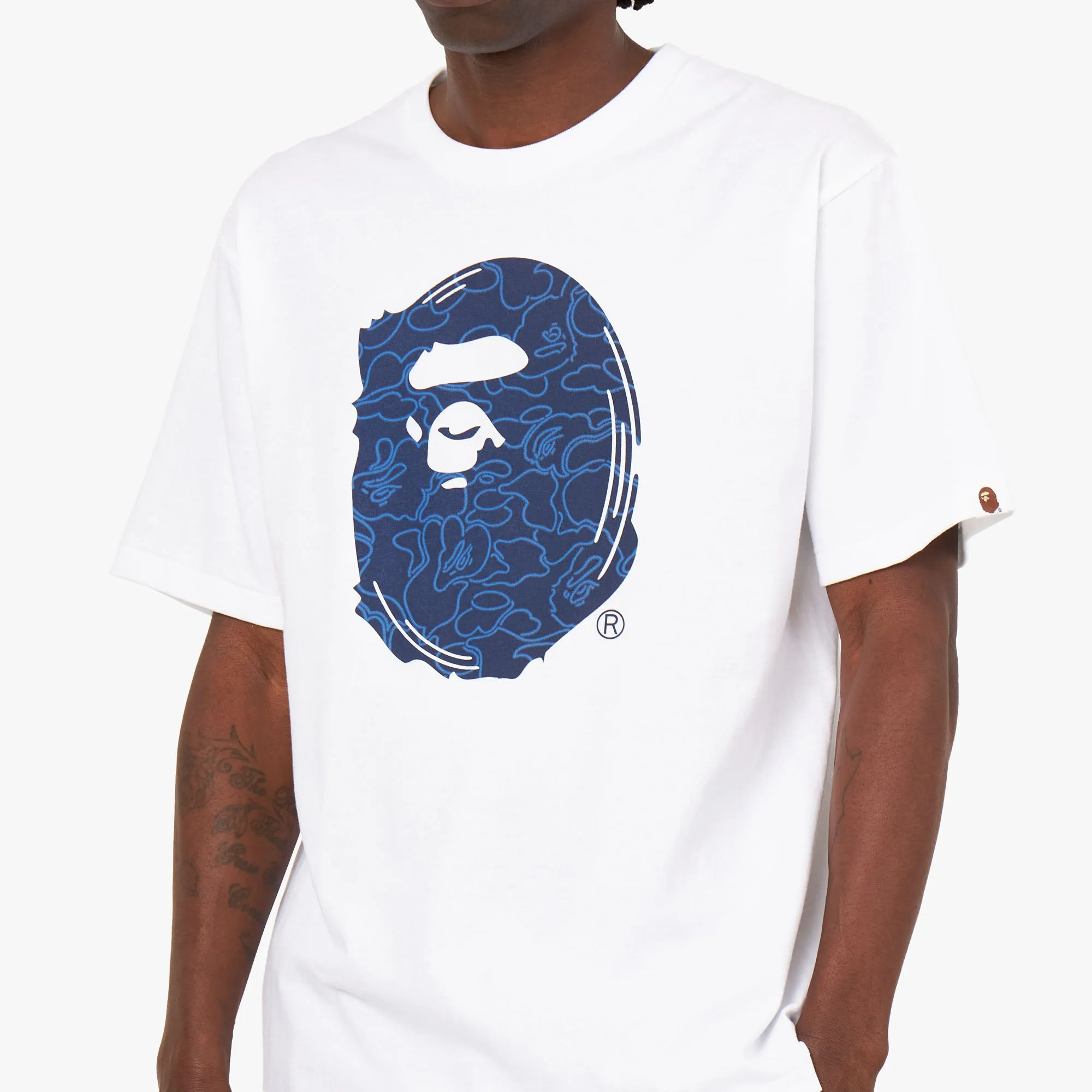 BAPE 30th Anniversary T-shirt White / Navy