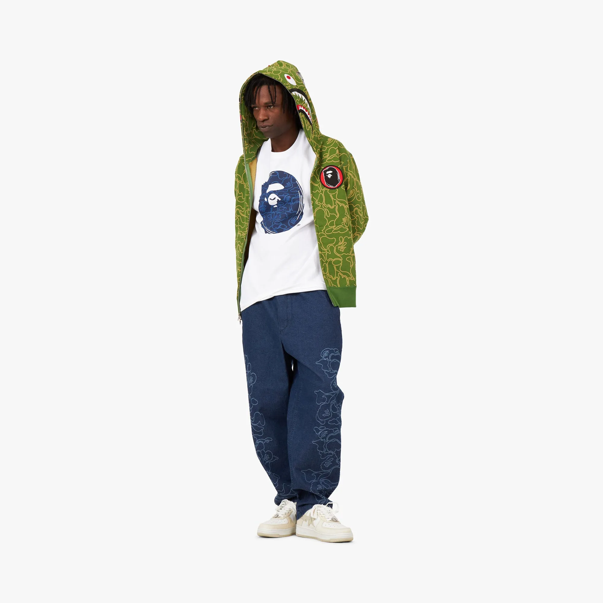 BAPE 30th Anniversary T-shirt White / Navy