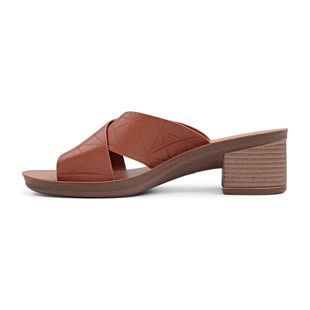 Bata PECKY Low-Block Slip-On Heel Sandal