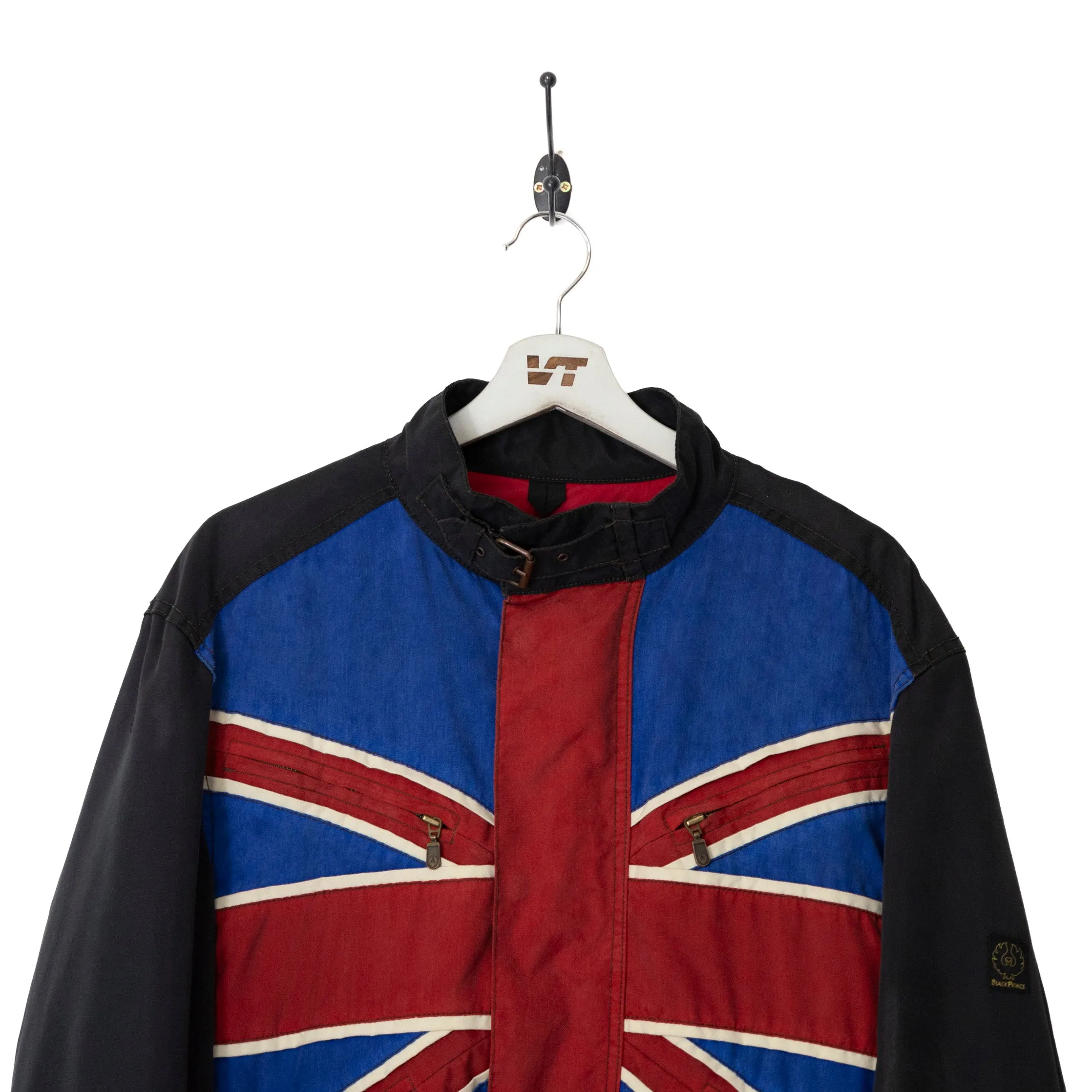 Belstaff Black Prince Union Jack Stitch Jacket