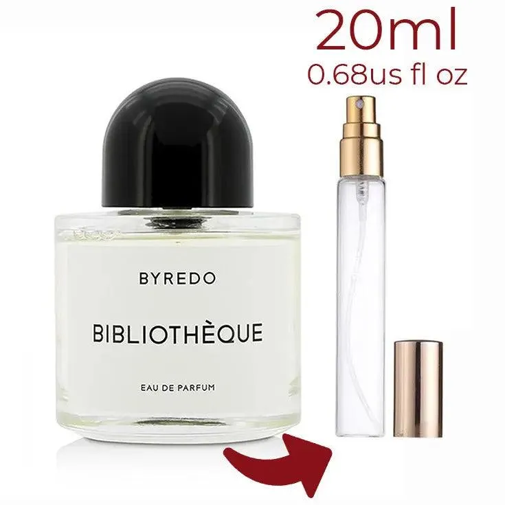 Bibliothèque Byredo for women and men Decant Fragrance Samples