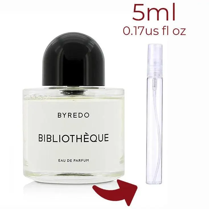 Bibliothèque Byredo for women and men Decant Fragrance Samples