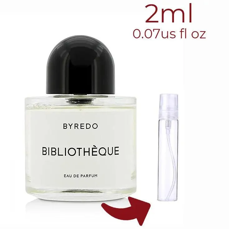 Bibliothèque Byredo for women and men Decant Fragrance Samples