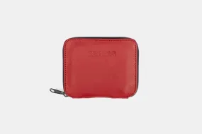 Billetera - Mini Zip Red