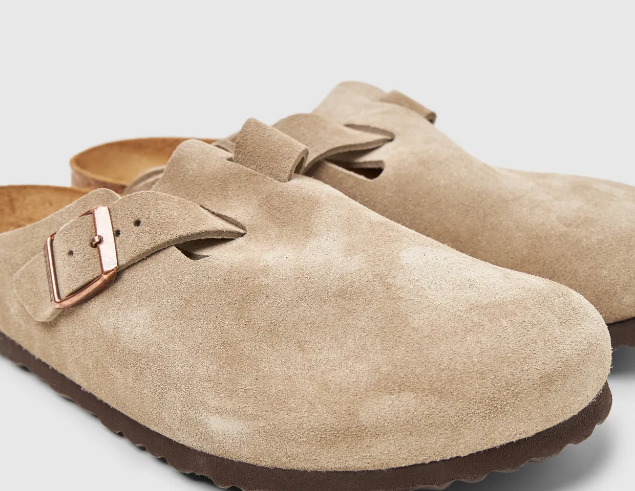 Birkenstock Boston Soft Footbed / Taupe