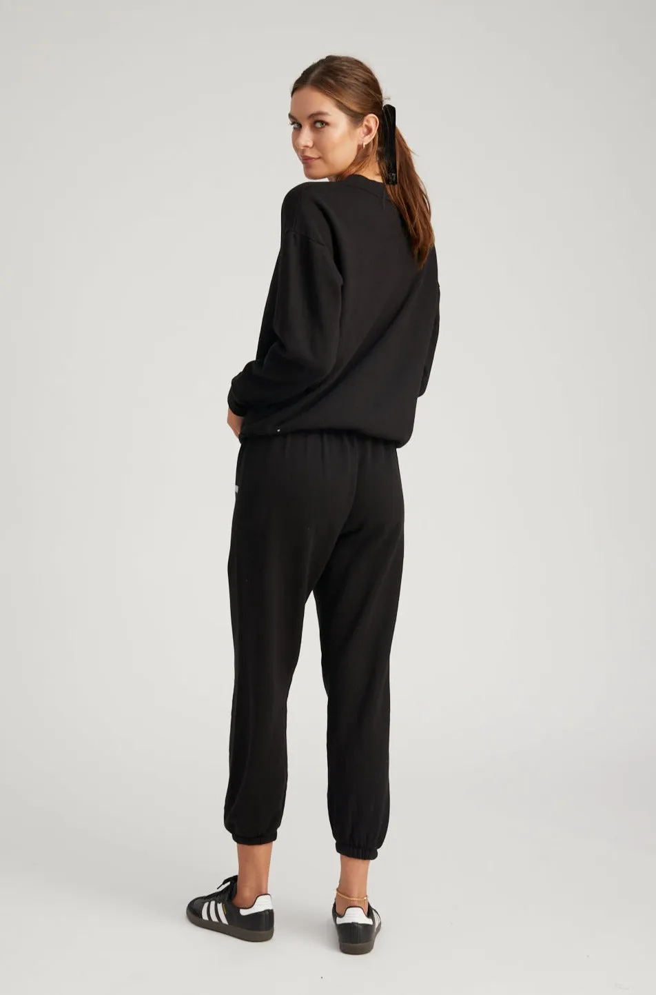 Black Logo Sweatpants