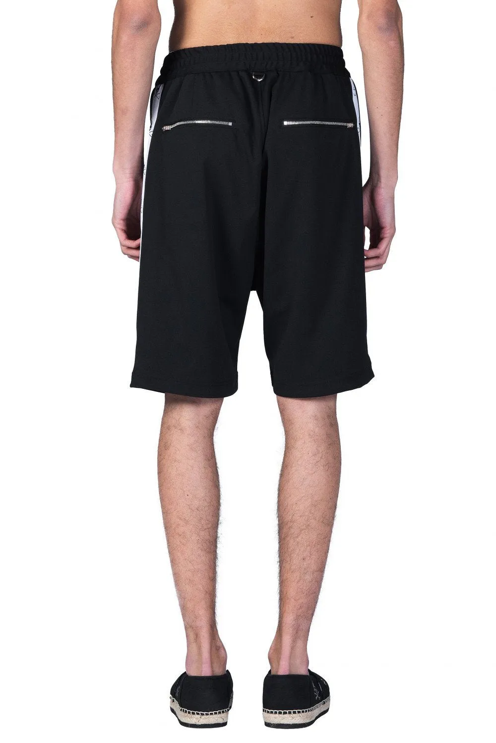 Black Skull Tape Shorts