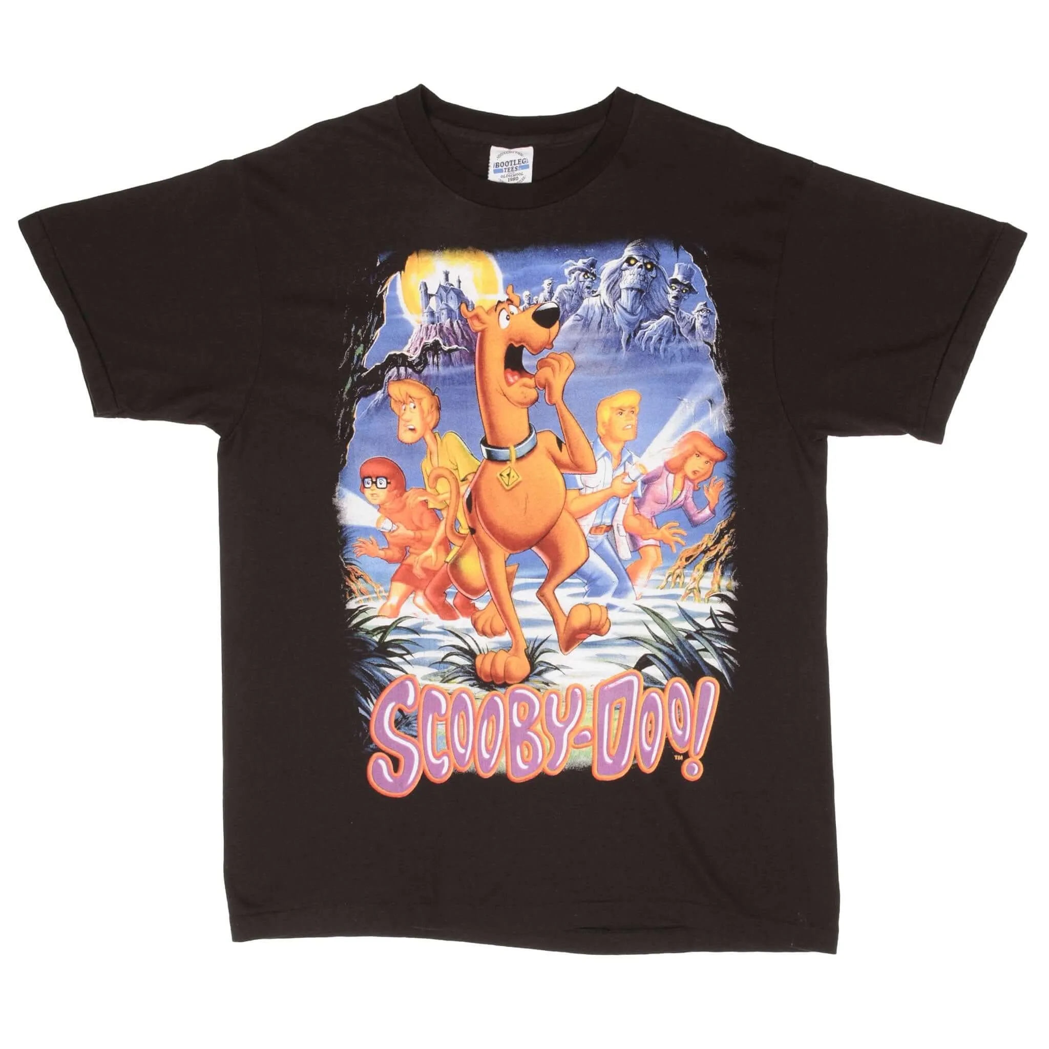 BOOTLEG SCOOBY DO WHERE ARE YOU TEE SHIRT SIZE XL SINGLE STITCH