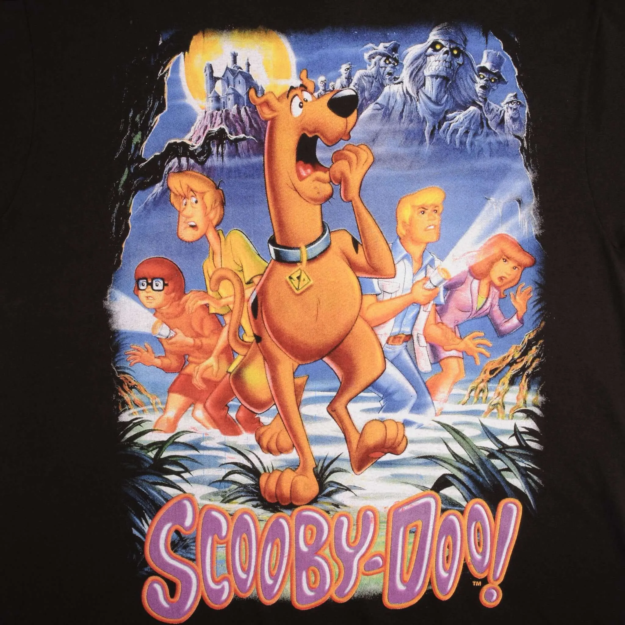 BOOTLEG SCOOBY DO WHERE ARE YOU TEE SHIRT SIZE XL SINGLE STITCH