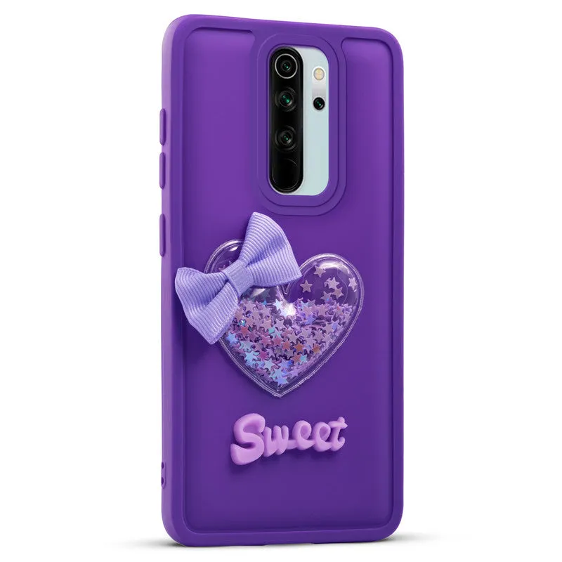 Bow Heart Cute Phone Back Cover for Redmi Note 8 Pro