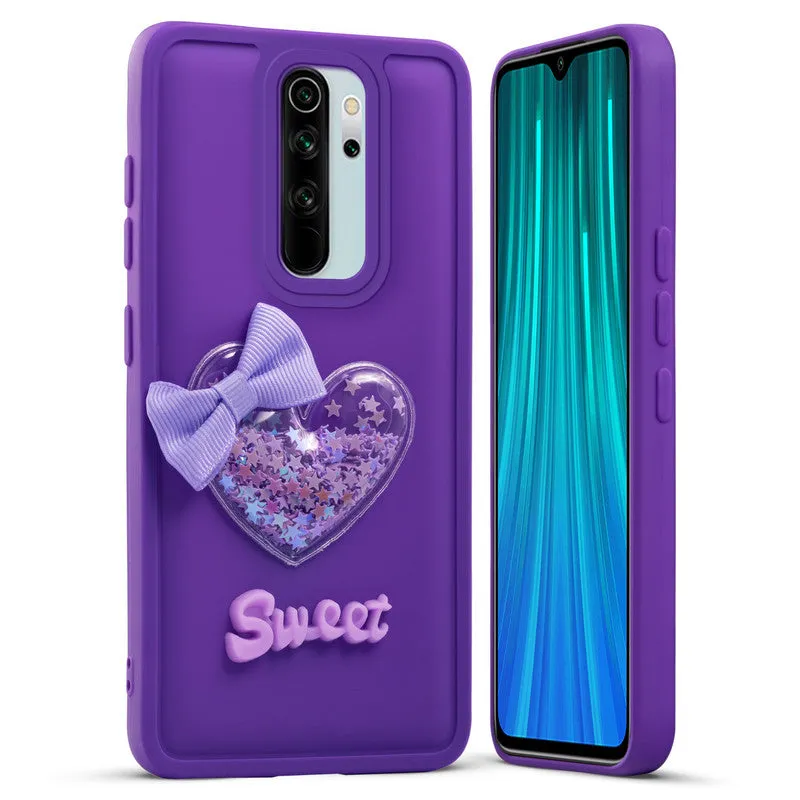 Bow Heart Cute Phone Back Cover for Redmi Note 8 Pro