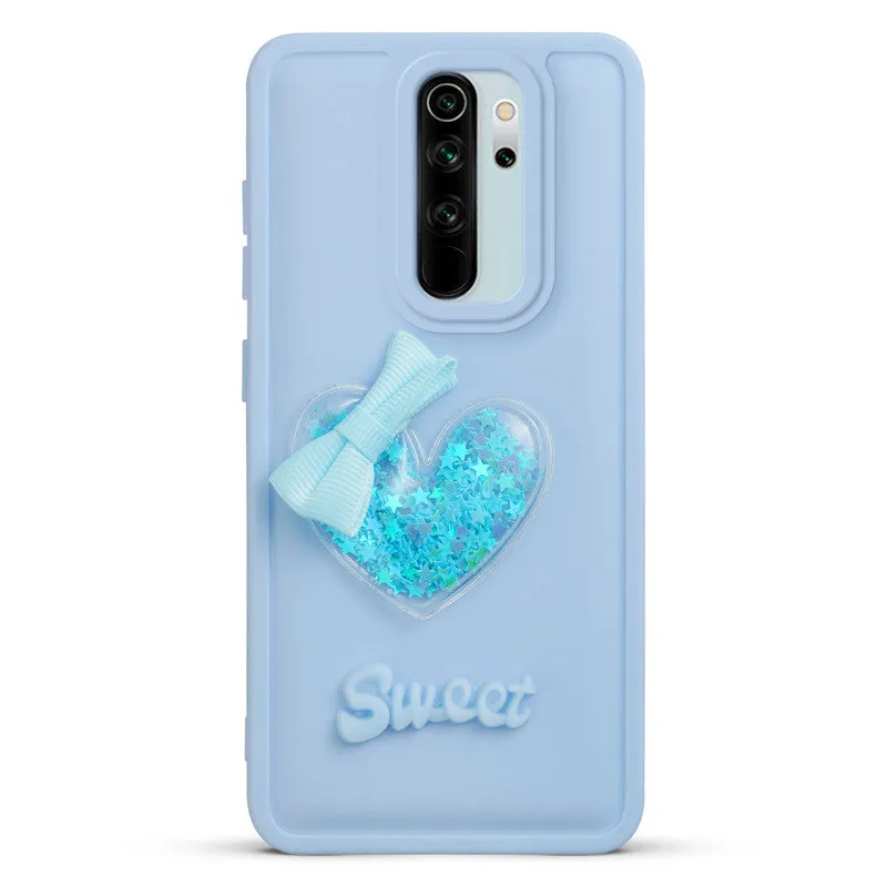 Bow Heart Cute Phone Back Cover for Redmi Note 8 Pro