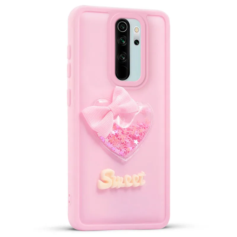 Bow Heart Cute Phone Back Cover for Redmi Note 8 Pro