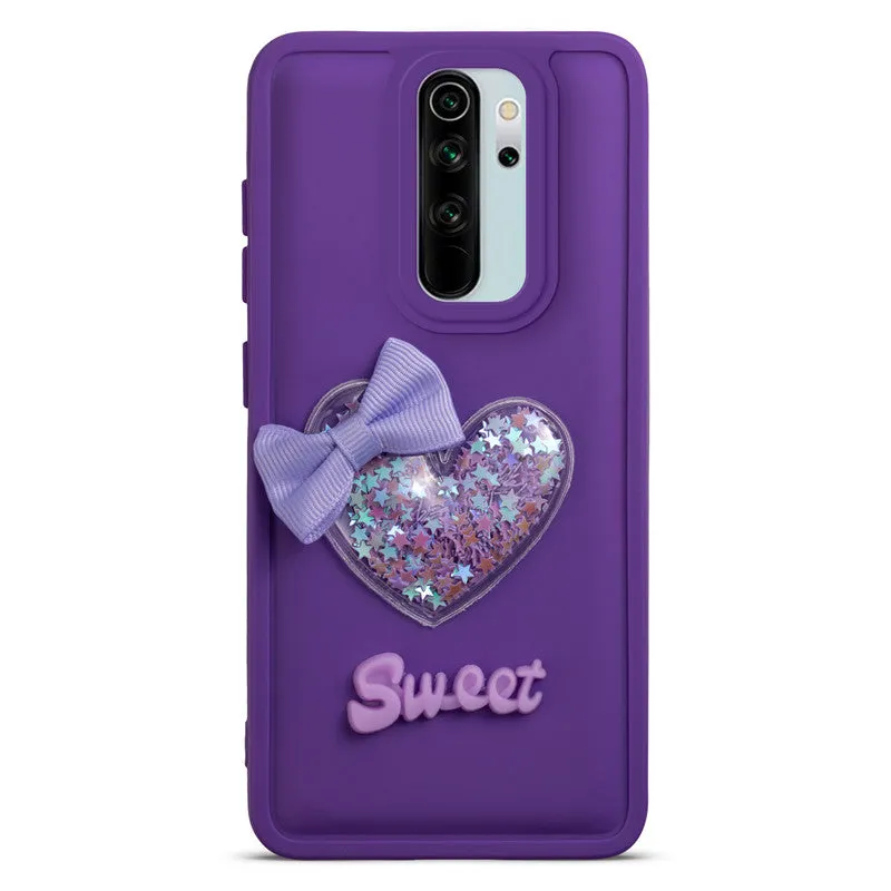 Bow Heart Cute Phone Back Cover for Redmi Note 8 Pro