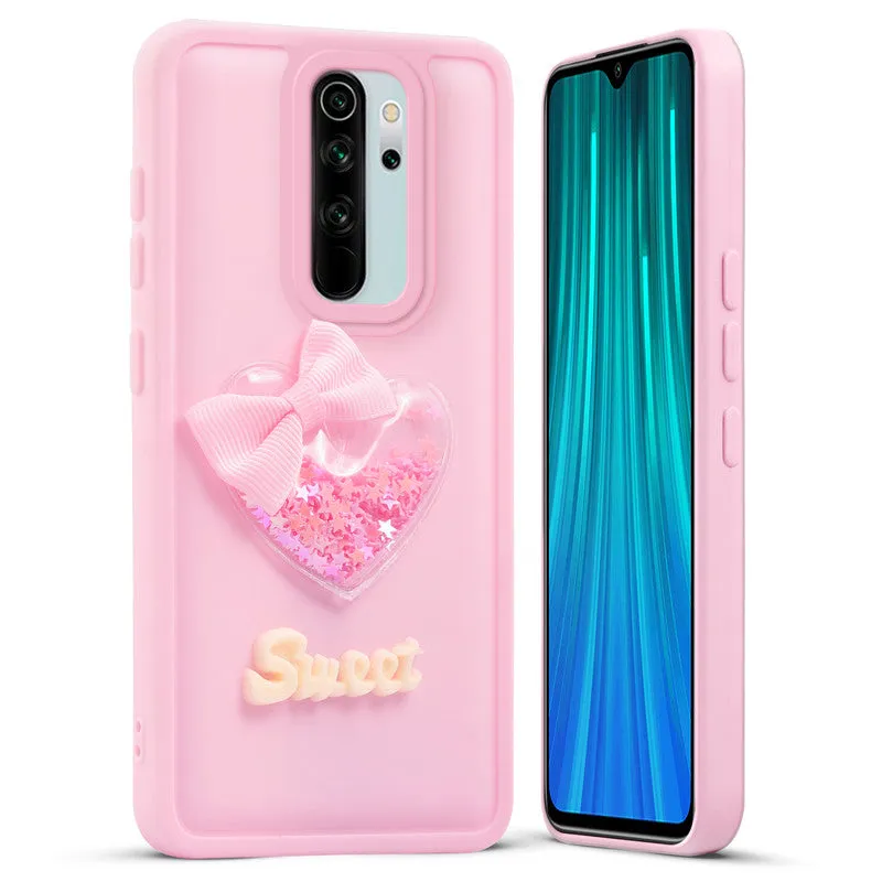 Bow Heart Cute Phone Back Cover for Redmi Note 8 Pro